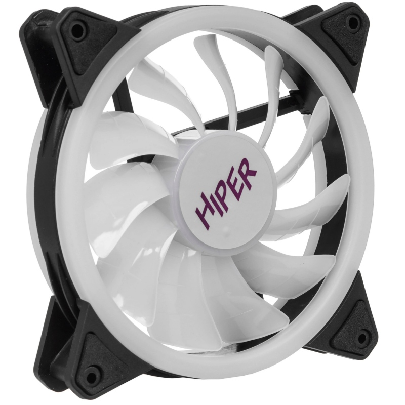 Вентилятор 120x120x25 HIPER HCF1251-03  RGB  3+4PIN  купить в Инфотех