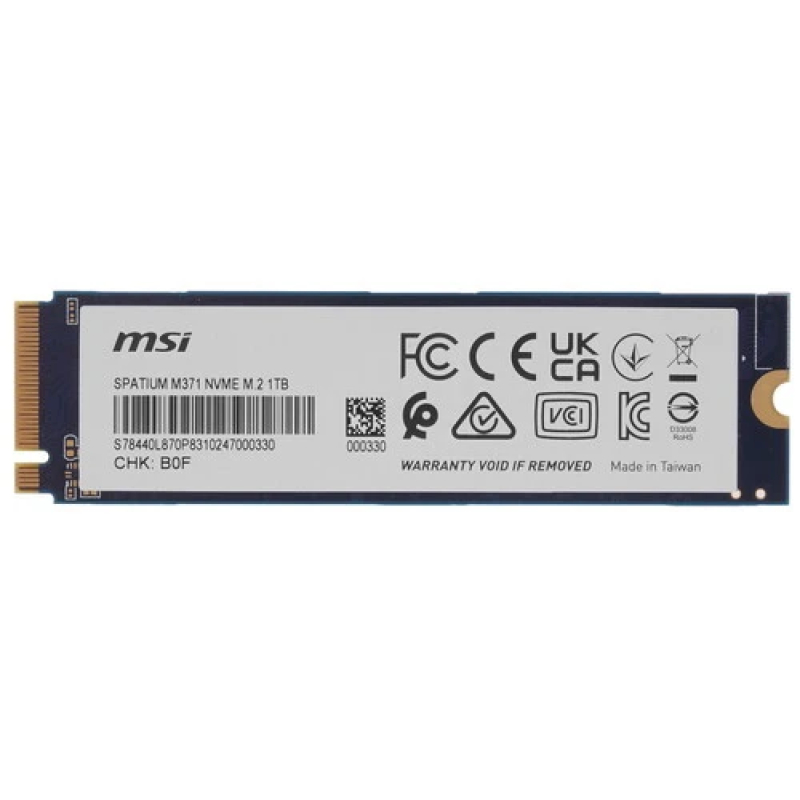 Накопитель SSD 1Tb  MSI SPATIUM M371  M.2 NVMe  PCIe  купить в Инфотех