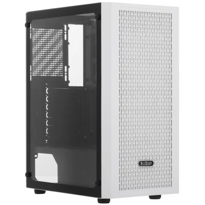 Корпус PCCooler MA100 MESH WH  белый стекло 3x120mm ARGB USB 3.0  ATX  без БП  купить в Инфотех